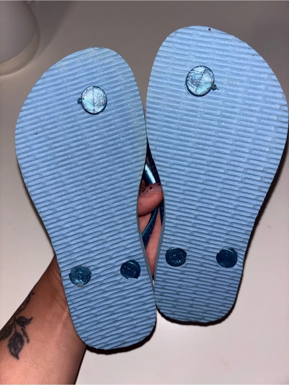 Havaianas Kids Teal & Navy Frozen Flip Flops